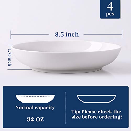 Pasta Bowls 32oz (8.5 inches / White)