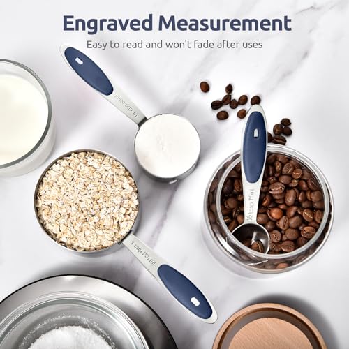 Measuring Cups Spoons Set (Midnight Blue)