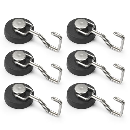 Rubber Coated Magnetic Hooks for Cruise Ship Cabin (Sliver)