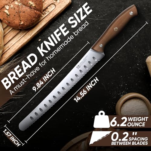Bread Knife for Homemade Bread (10")