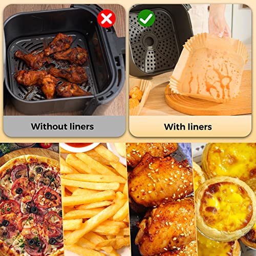 Air Fryer Liners Disposable (8"Square)