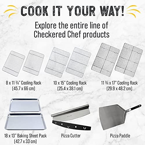 Cooling Racks for Cooking and Baking (17" x 11 ¾" (2 Pack))