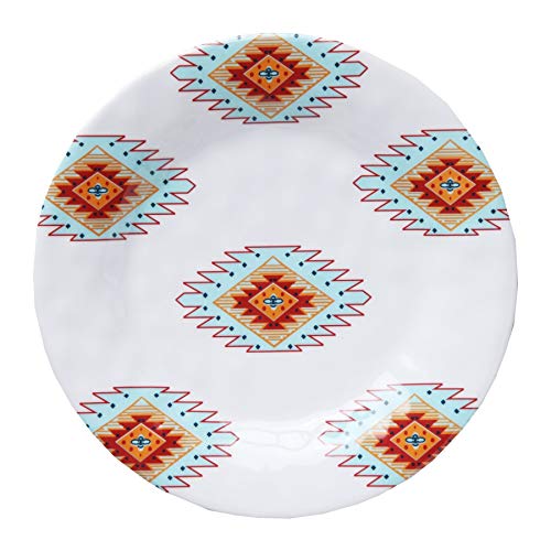 Southwest 14 Piece Aztec Melamine Plastic Dinnerware Set (14 Piece / Southwest Melamine)