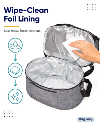 Slow Cooker Bag for Crock (Grey / 6 Quarts)
