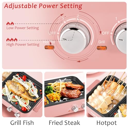 Hot Pot with Grill (Pink)
