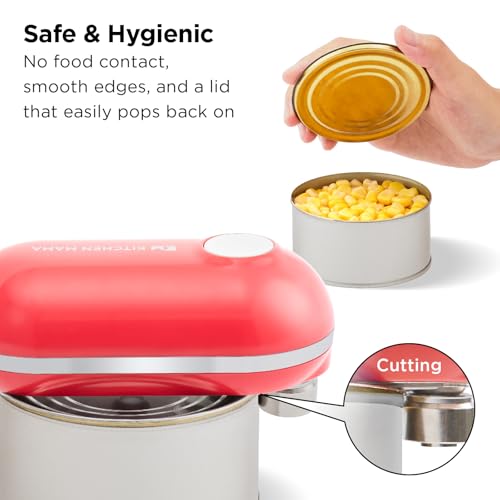 Mini Plus Rechargeable Electric Can Opener (Red)