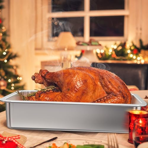 Stainless Steel Baking Pan (14" X 10.5" X 2.8")