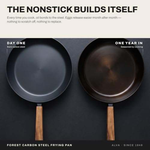Forest 2 Piece Carbon Steel Frying Pan Set