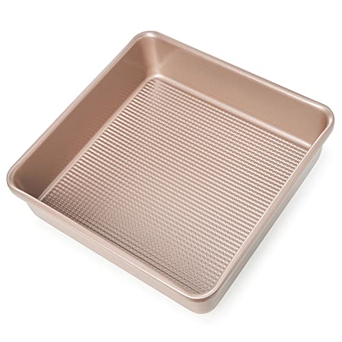 Nonstick Square Cake Pan (8.46 x 8.46 x 2.24 / Champagne)