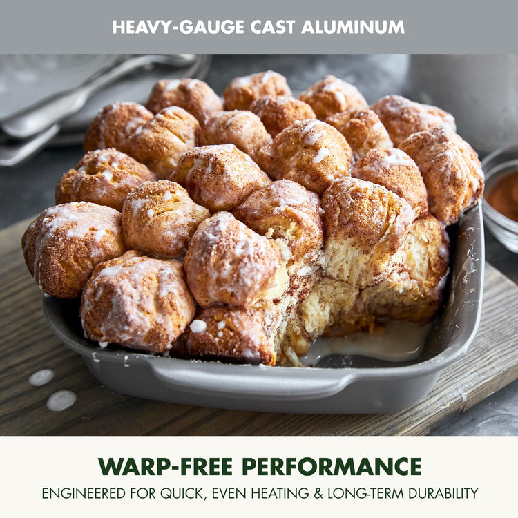 Premiere Ovenware Healthy Ceramic Nonstick 4 Piece Bakeware Set (4 Piece Bakeware Set / Gray)