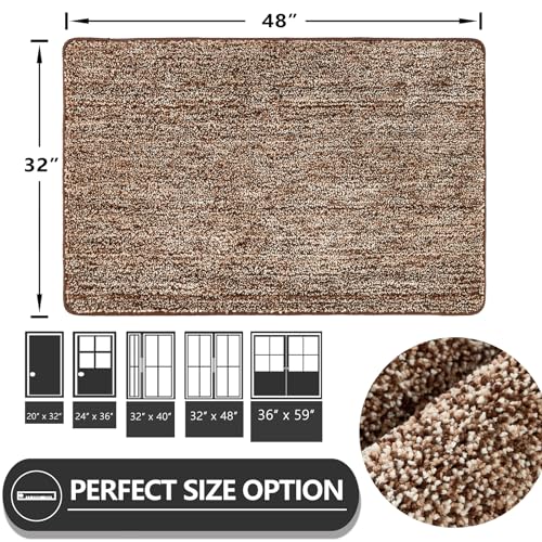 Indoor Doormat 32"x48" (Coffee/Brown / 2'8" x 4' (Rectangular))