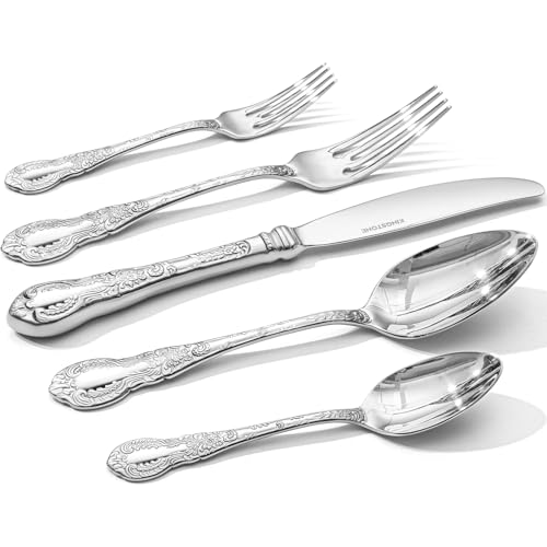 Silverware Set for 12 (60-Piece / Silver)
