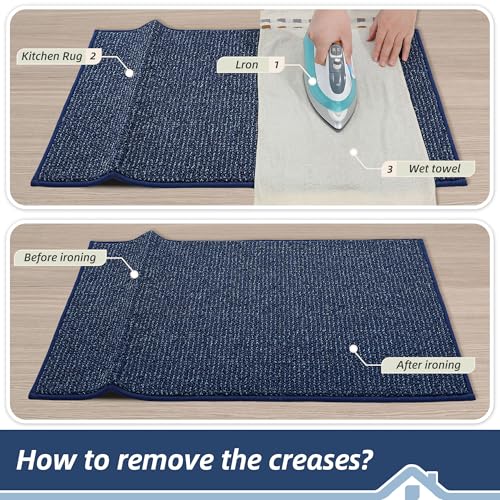 Kitchen Rugs 24"x36" (Blue / 24" X 36" (Rectangular))