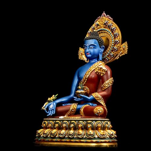 Medicine Buddha Statue Indoor (Medicine / 10.62in)