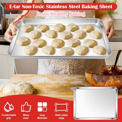 Stainless Steel Baking Sheet (17.5"x13")