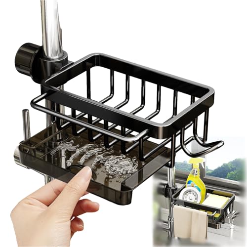 Sink Organizer Rack (Black / Right)