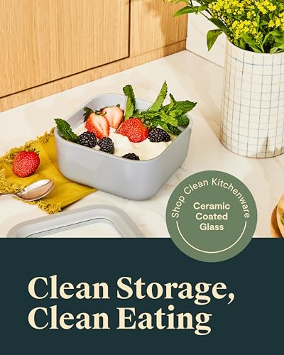 6 Piece Glass Food Storage Container Set (Mist / 4.4 Cup Food Storage (6x))