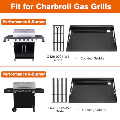 17" Full Size Griddle for Charbroil Performance 3 (Performance 3 Burner for 17")