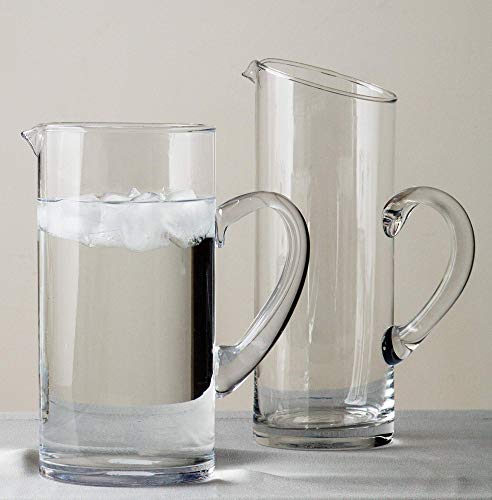 Glass Water Pitcher with Spout (Clear / 58 Ounces)