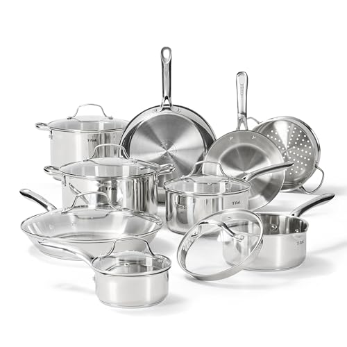 Gourmet 15 Piece Stainless Steel Pots and Pans Set (Cookware Set / 15-Piece)