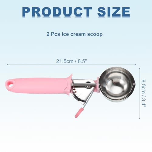 2pcs Cookie Scoops (Pink)