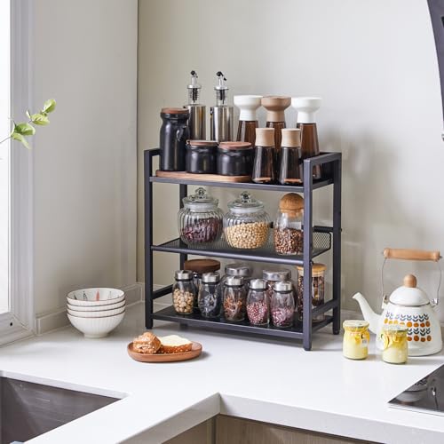 3 Tier Spice Rack (3-tier / Black)