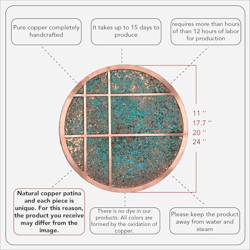 Handmade Wall Hanging Patina Art