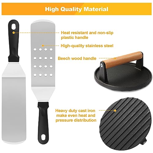 Griddle Accessories Kit (with Round Burger Press)