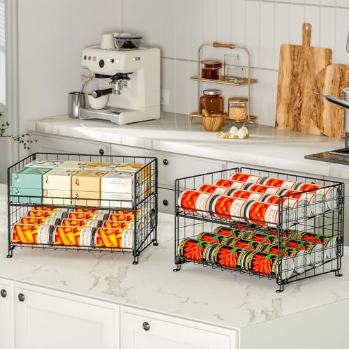2 Pack Stackable Rack Organizer (2 Tier-2 Pack)