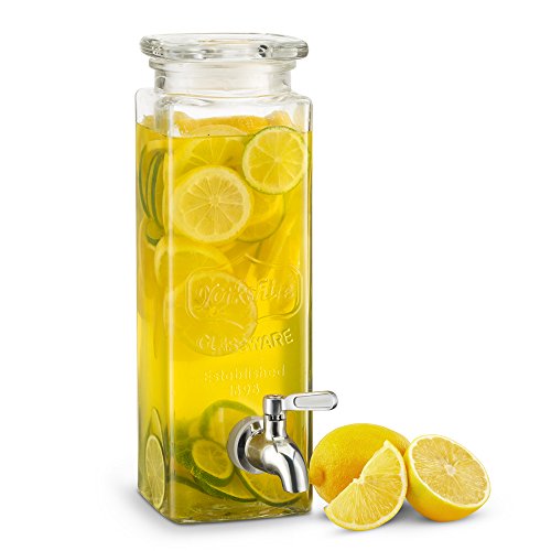 Glass Drink Dispenser (Pack of 2)