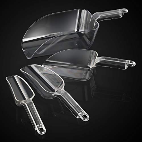 Polycarbonate Plastic Utility Ice Scoop (24 oz. / Clear)