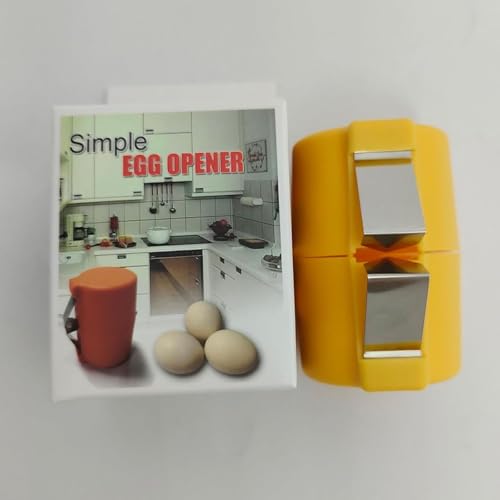 Egg Topper Cutter Tool Egg Cracker Tool Egg Shell Opener Hard Boiled Egg Peeler Egg Shell Opener for Hard Boiled Eggs Egg Cracker Tool For Eggs Kitchen Gadgets (pink yellow, orange)