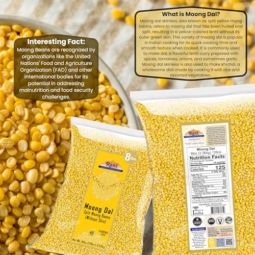 Rani Moong Dal (128 Ounce (Pack of 1))