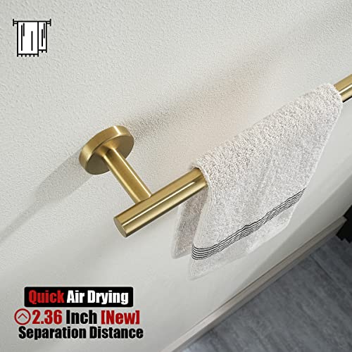 Bathroom Towel Bar (Gold / 12 Inch)