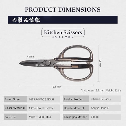 Detachable Poultry Shears (Home Kitchen Scissors Pro)