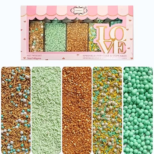 Edible Sprinkles Mix Pack of 5
