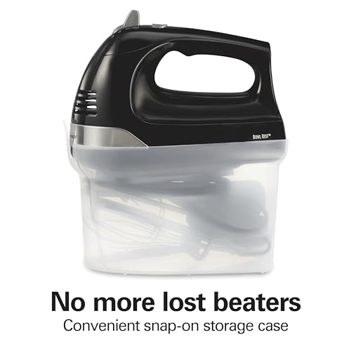 6 Speed Electric Hand Mixer With Easy Clean Beaters (Black / Powerful 275 Watt Motor (Pack of 1))
