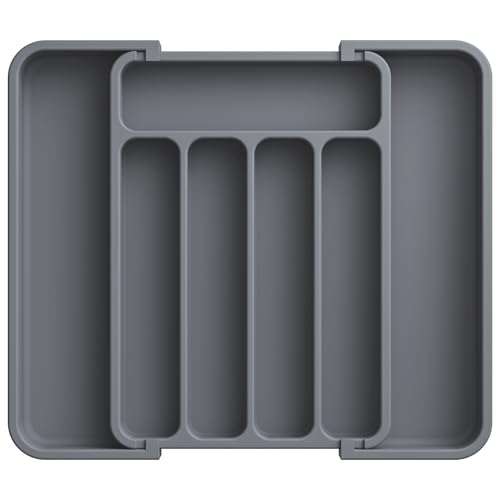 Silverware Drawer Organizer (Medium / Grey)
