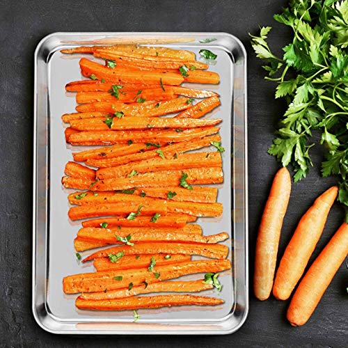 Baking Sheet with Cooling Rack Set (12.5 x 9.5 x 1inch)