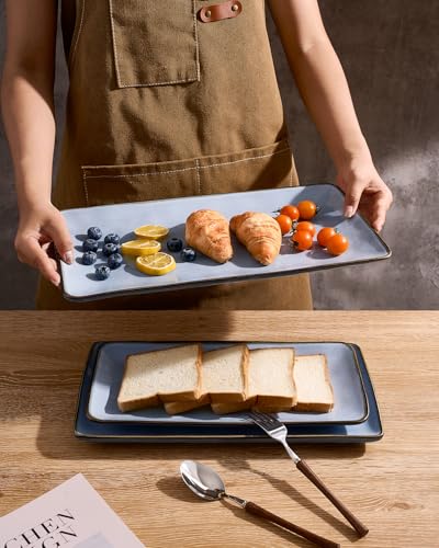 Serving Platters Set of 3 Sizes (Blue)