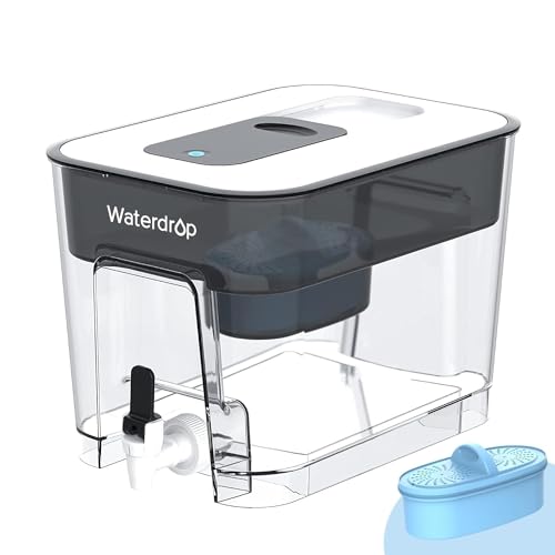 WFD-22L-A Alkaline Water Filter Dispenser, Large 40-Cup, Black (Black)