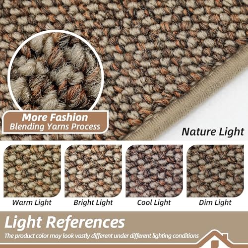 Kitchen Rugs and Mats 2PCS Non (Taupe / 20"x32"+20"x48" (Rectangular))