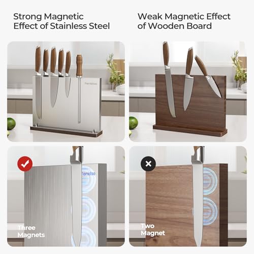 Magnetic Knife Block (11.81×3.14×8.85 inch)