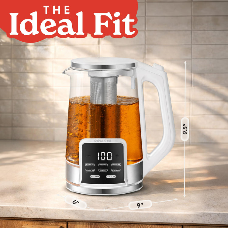 Electric Glass Kettle (White)