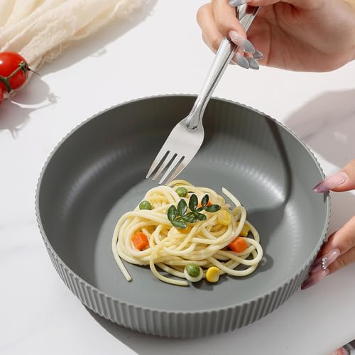 Pasta Bowls Set of 4 (Gray)