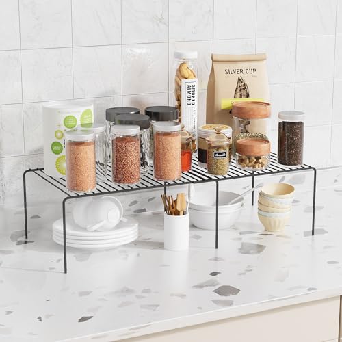 6Pack Expandable Storage Shelf (6Pack-Black-13.5-23 x 10 inch)