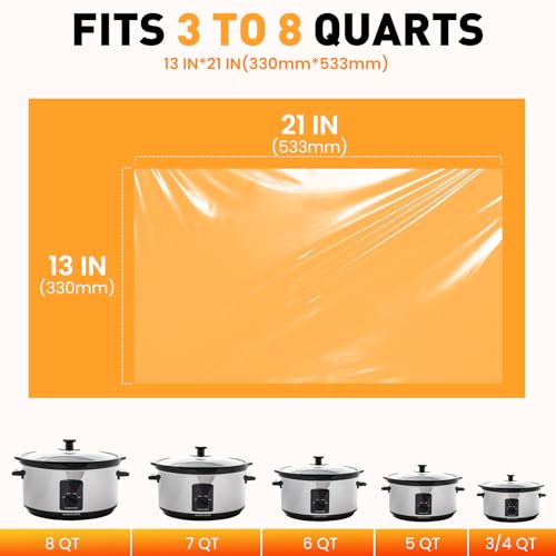 60 Pack Slow Cooker Liners (13"x 21")
