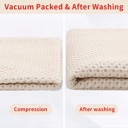 100% Cotton Waffle Weave Kitchen Dish Towels 6 (Mixed Color / 13 X 28 - 6 Pack)