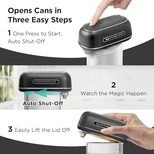 Orbit One Rechargeable Electric Can Opener (Black)