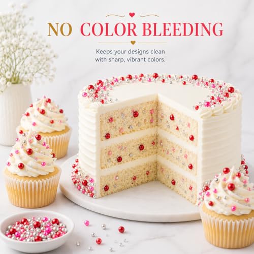 Assorted Edible Sprinkles Pack of 5